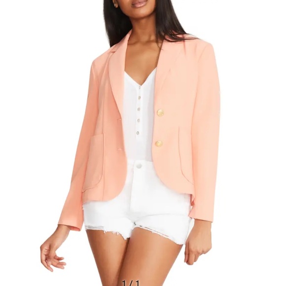 BB Dakota by Steve Madden Jackets & Blazers - BB Dakota by Steve Madden Peach/Pink Small NWT MSRP $118